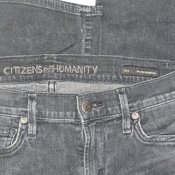 Citizens of Humanity Low Rise Straight Leg Jeans Size 27 - Picture 3 of 5